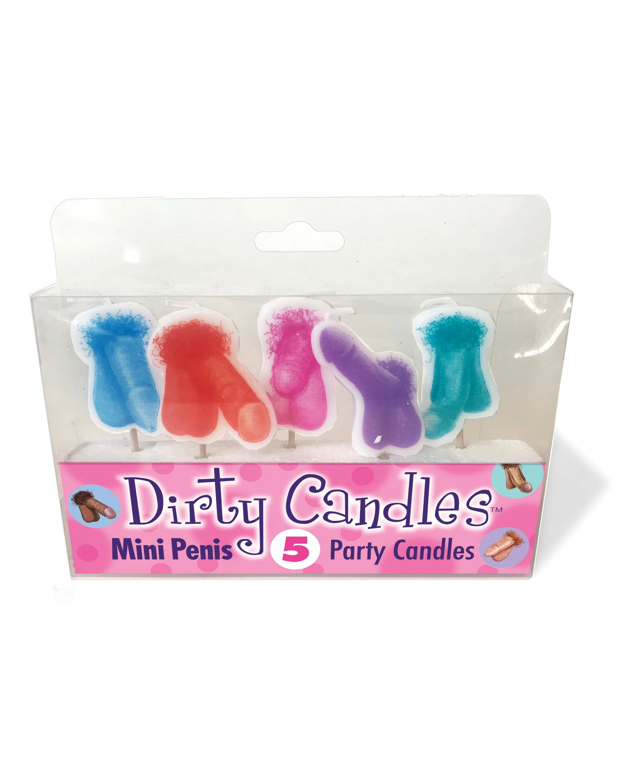 Mini-Penis Dirty Candle Set