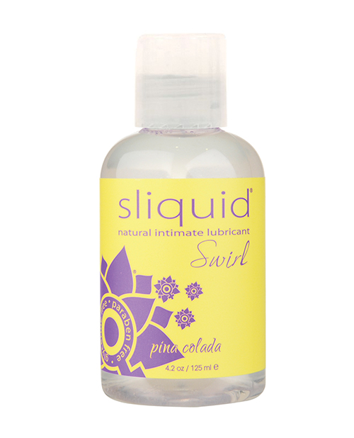 Sliquid Naturals Swirl Lubricant - 4.2 oz Pina Colada