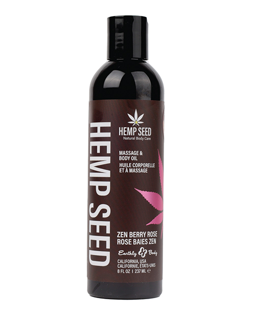 Earthly Body Massage & Body Oil - 8 oz Zen