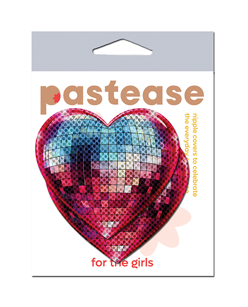 Pastease Sparkling Discoball Heart - Blue and