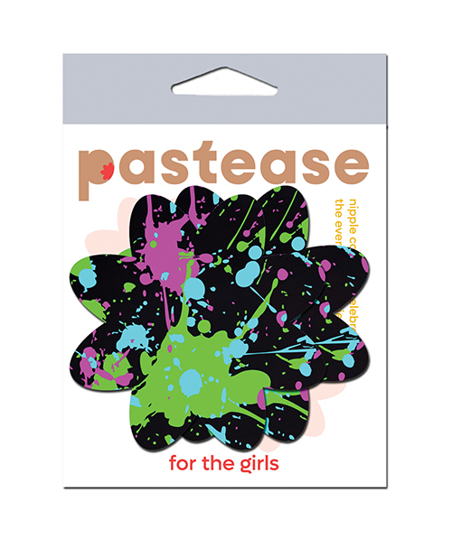 Pastease Vibrant Neon Paint Splatter Petal - Multi-Color