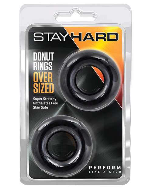 Blush Stay Hard Donut Rings - Oversized