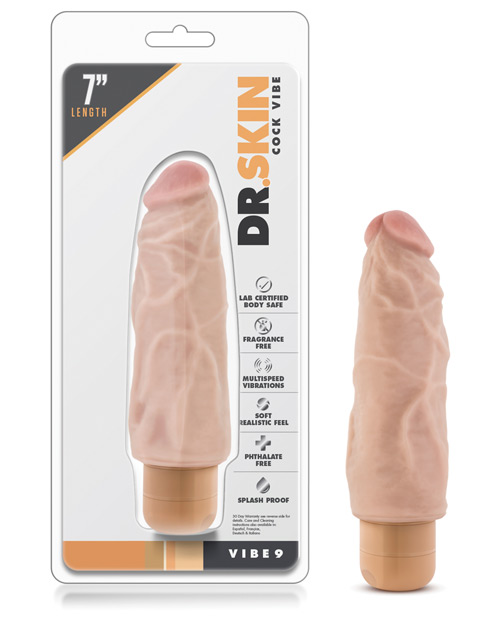 Blush Dr. Skin Vibe 7" Dong #9