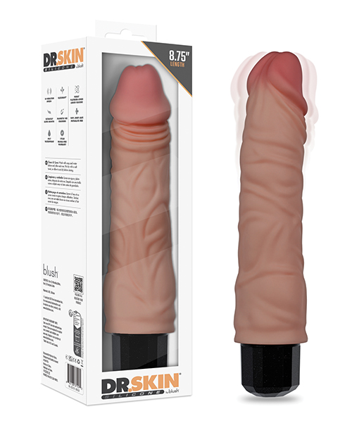 Blush Dr. Skin Dr. Hunt 8.75" Vibrating Dildo