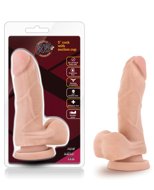 Blush X5 5" Cock with Flexible Spine
