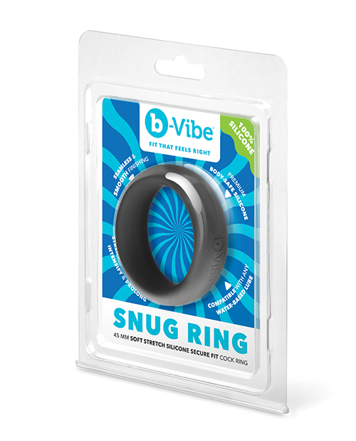 b-Vibe Snug Ring 45 mm Soft Stretch Silicone Secure Fit Cock Ring