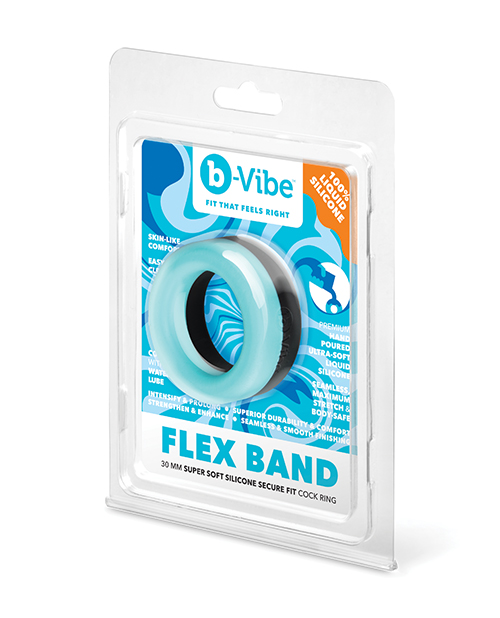 b-Vibe Flex Band 30 mm Super Soft Silicone Secure Fit Cock Ring