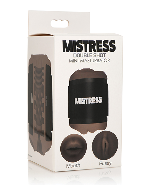Curve Toys Mistress Double Shot Mini Masturbator Mouth & Pussy