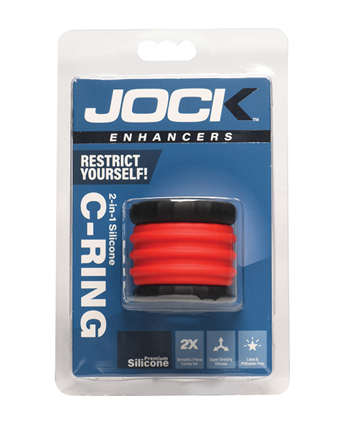 Curve Toys Jock 2-in-1 Silicone Cock Ring