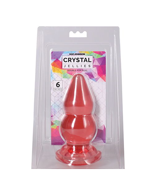 Crystal Jellies 6" Double Pop Plug