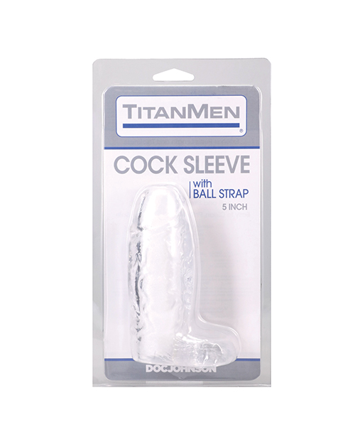 TitanMen 5" Cock Sleeve with Ball Strap