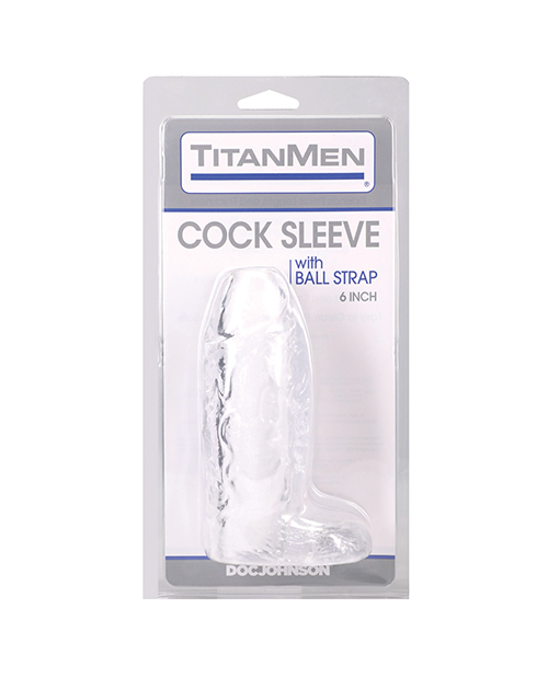 TitanMen 6" Cock Sleeve with Ball Strap