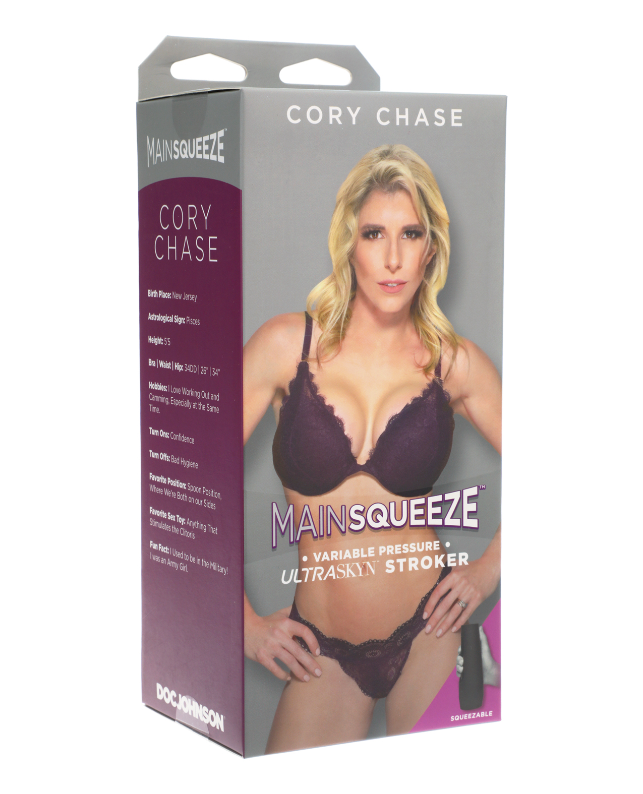Main Squeeze ULTRASKYN Pocket Pussy Stroker Male Masturbator - Cory Chase