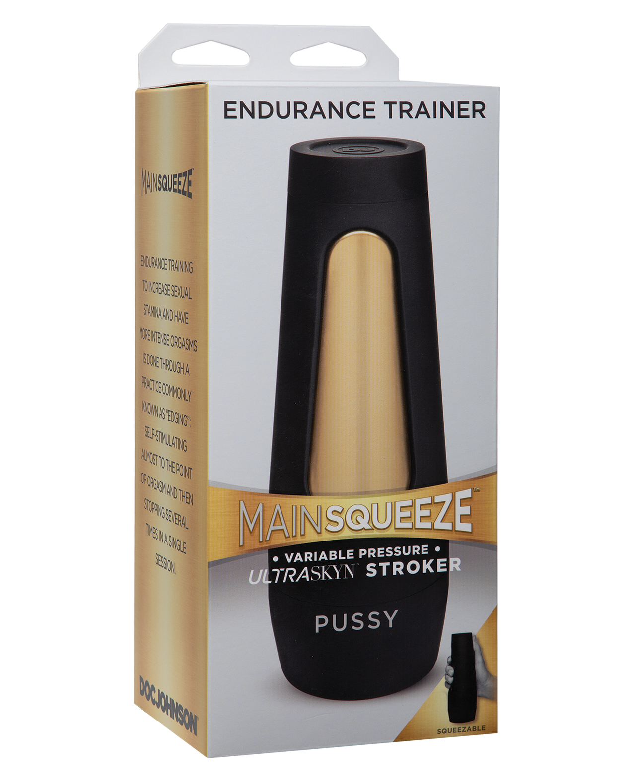 Main Sqeeze Endurance Trainer Stroker Male Masturbator - Pussy