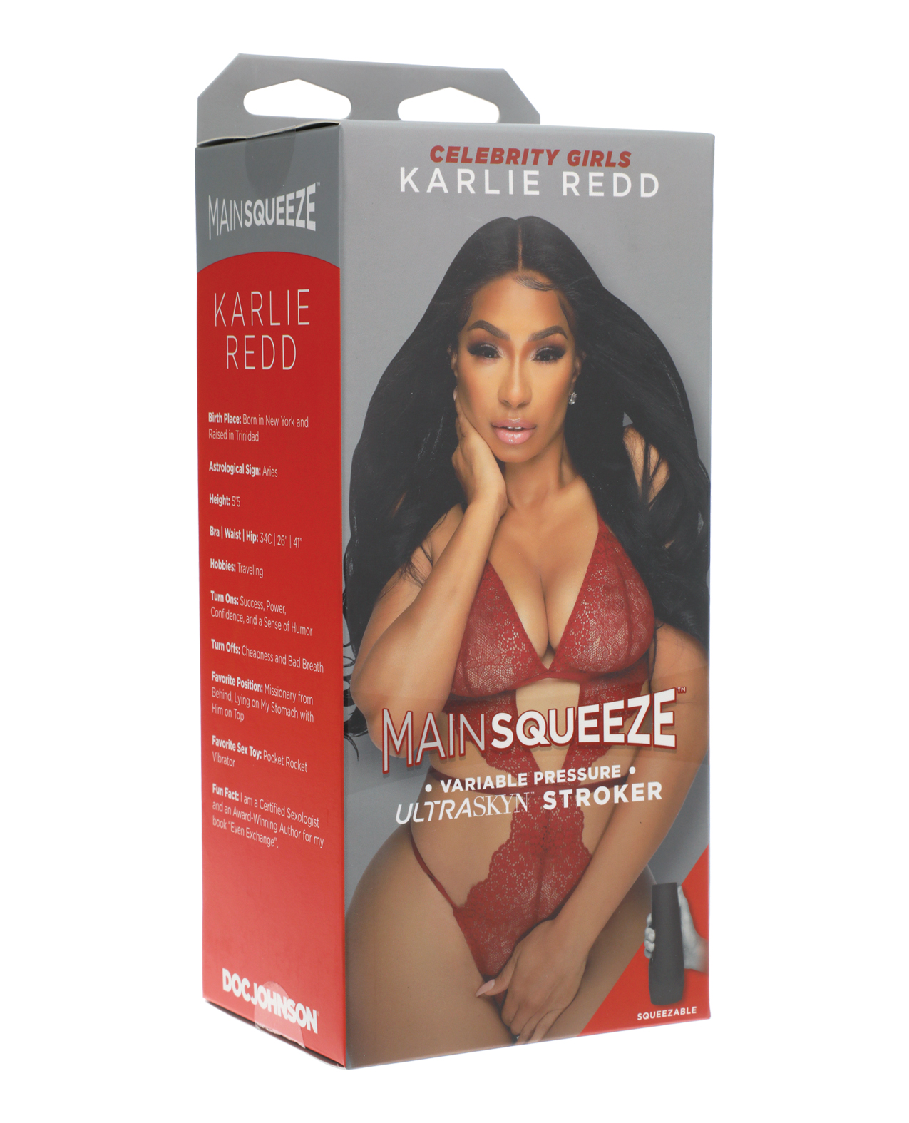 Main Squeeze Celebrity Girls ULTRASKYN Pocket Pussy Stroker Male Masturbator - Karlie Redd