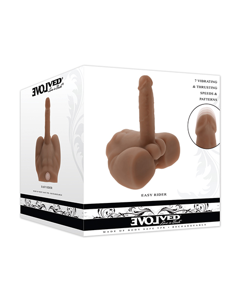NO ETA Evolved Easy Rider Thrusting & Vibrating Life-Like Dildo