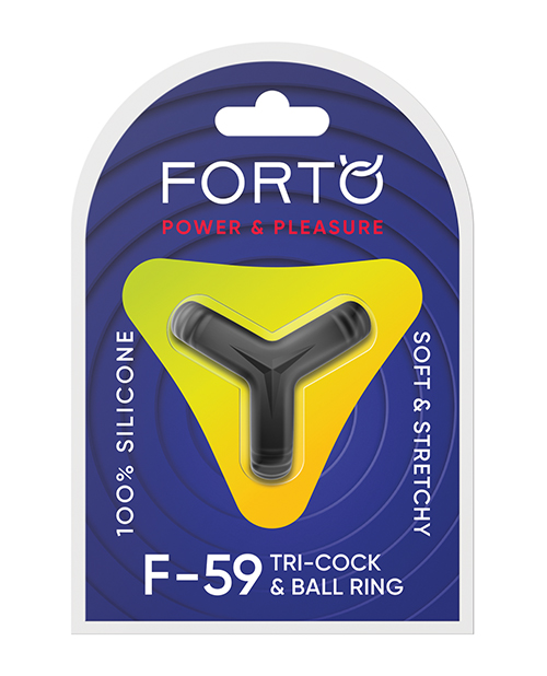 Forto Tri Cock & Ball Ring