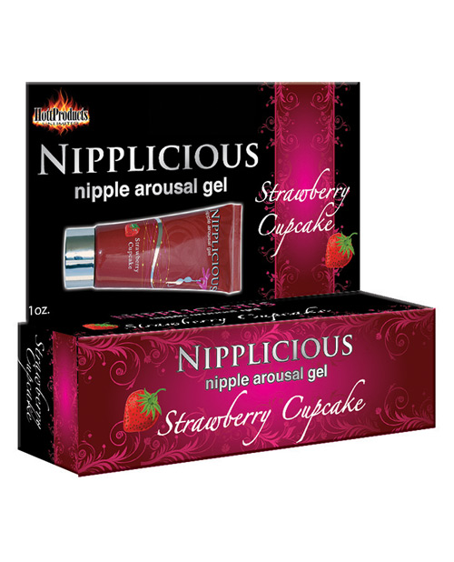 Nipplicious Nipple Arousal Gel - 1 oz Strawberry