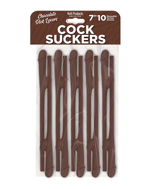 Cock Suckers Pecker Straws - Chocolate Lovers