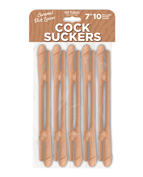 Cock Suckers Pecker Straws - Caramel Lovers