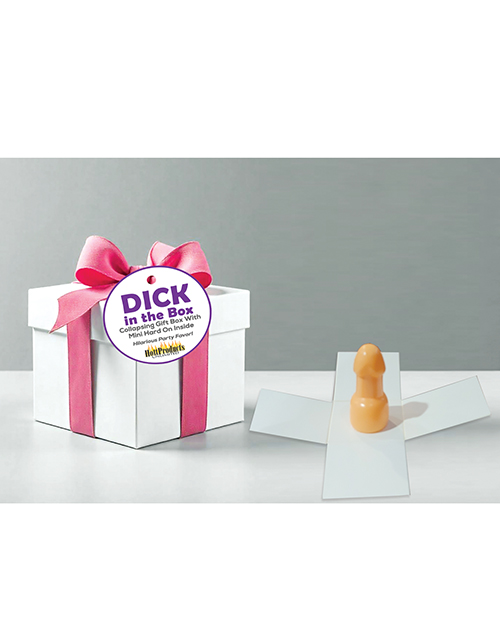 Dick in the Box - Collapsing Gift Box with Mini Dick Inside