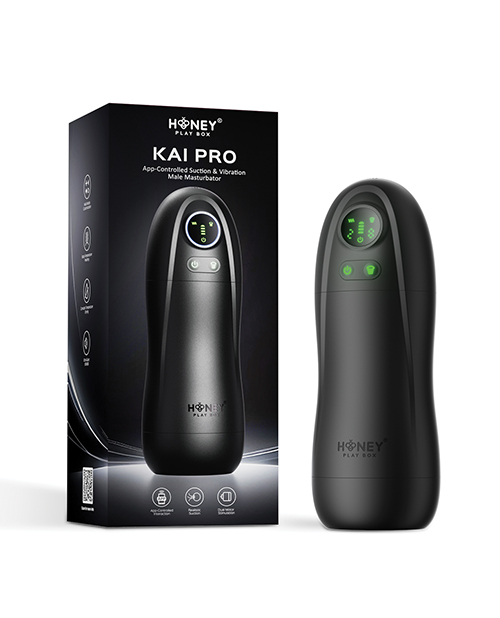 Kai Pro App-Controlled Sucking & Vibrating Male Masturbator