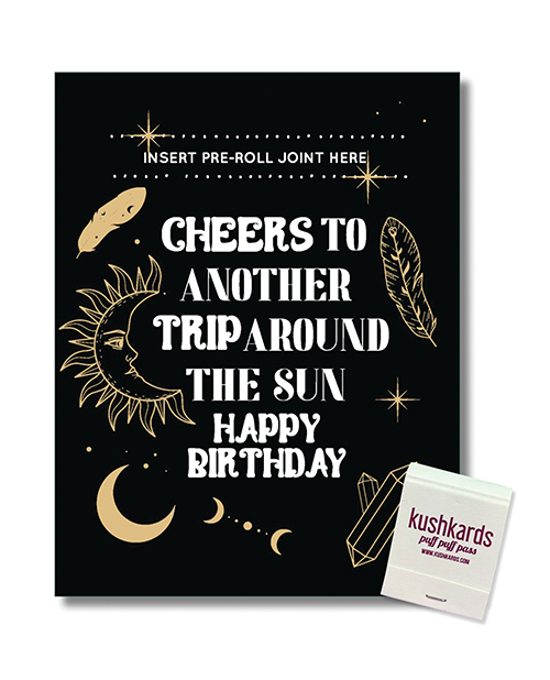 Cheers to Another Trip Around the World Greeting Card with Matchbook
