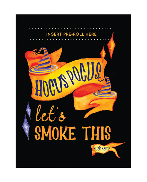 Halloween Hocus Pocus Greeting Card with Matchbook