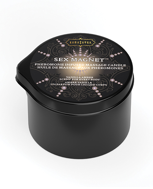 Kama Sutra Sex Magnet Candle with Pour Spout - Vanilla Amber