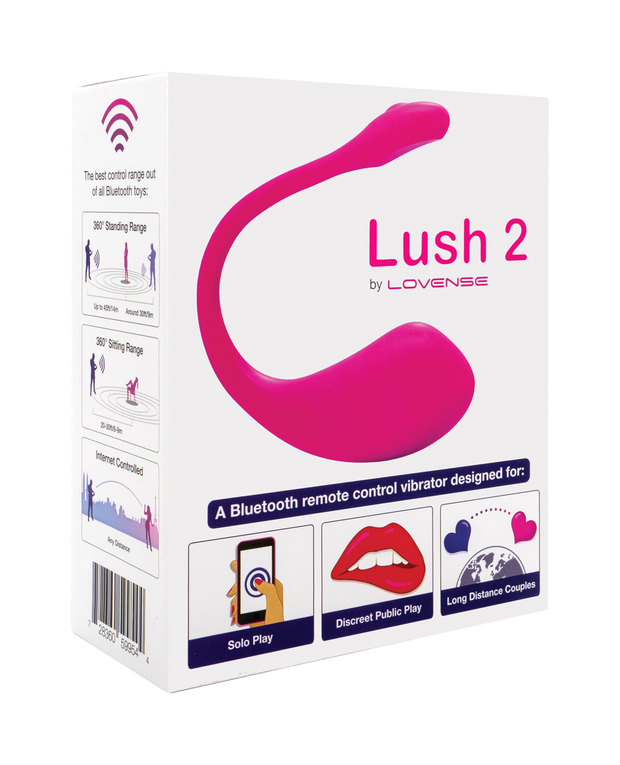 Lovense Lush 2.0 Sound Activated Vibrator