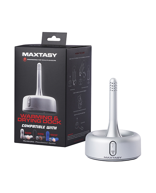 Maxtasy Warming & Drying Dock - Compatible with Suction Master, Stroke Master & Vibration Master