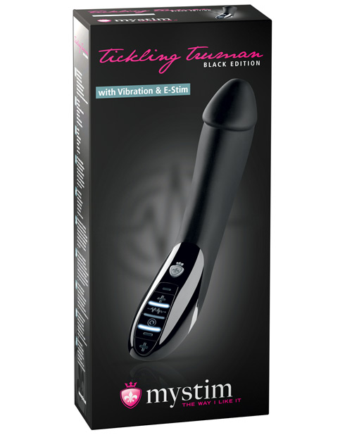 Mystim Tickling Truman eStim Vibrator Black Edition