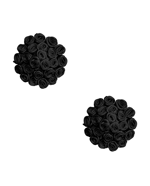 Neva Nude Burlesque Nightfall Roses Reusable Silicone Pasties