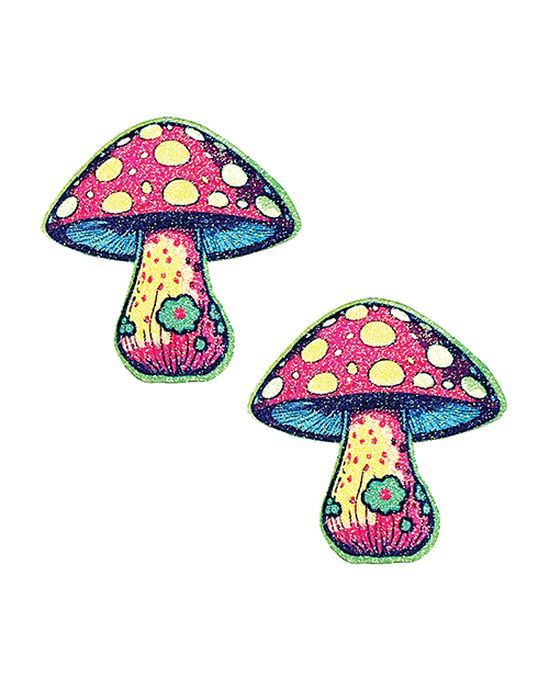 Neva Nude Glitter Shroom Pasties