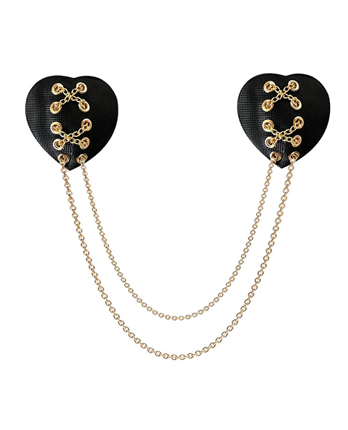 Neva Nude Two Heart Chained Pasties