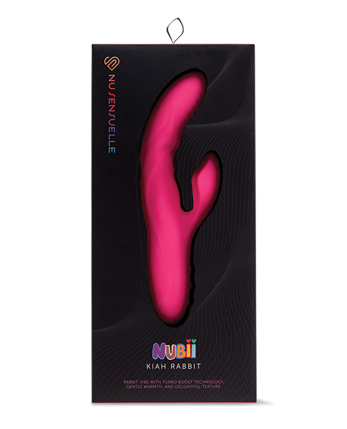 Nu Sensuelle Nubii Kiah Turbo Boost & Heating Dual Stim Rabbit