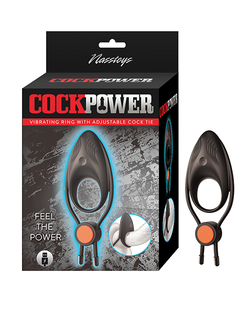 Cockpower Vibrating Ring with Adjustable Cock Tie