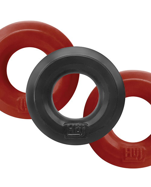 Hunky Junk C-Ring Multi Pack - Cherry/Tar Ice