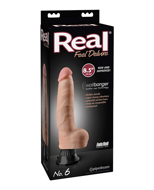 Real Feel Deluxe No. 6 8.5" Vibe Waterproof
