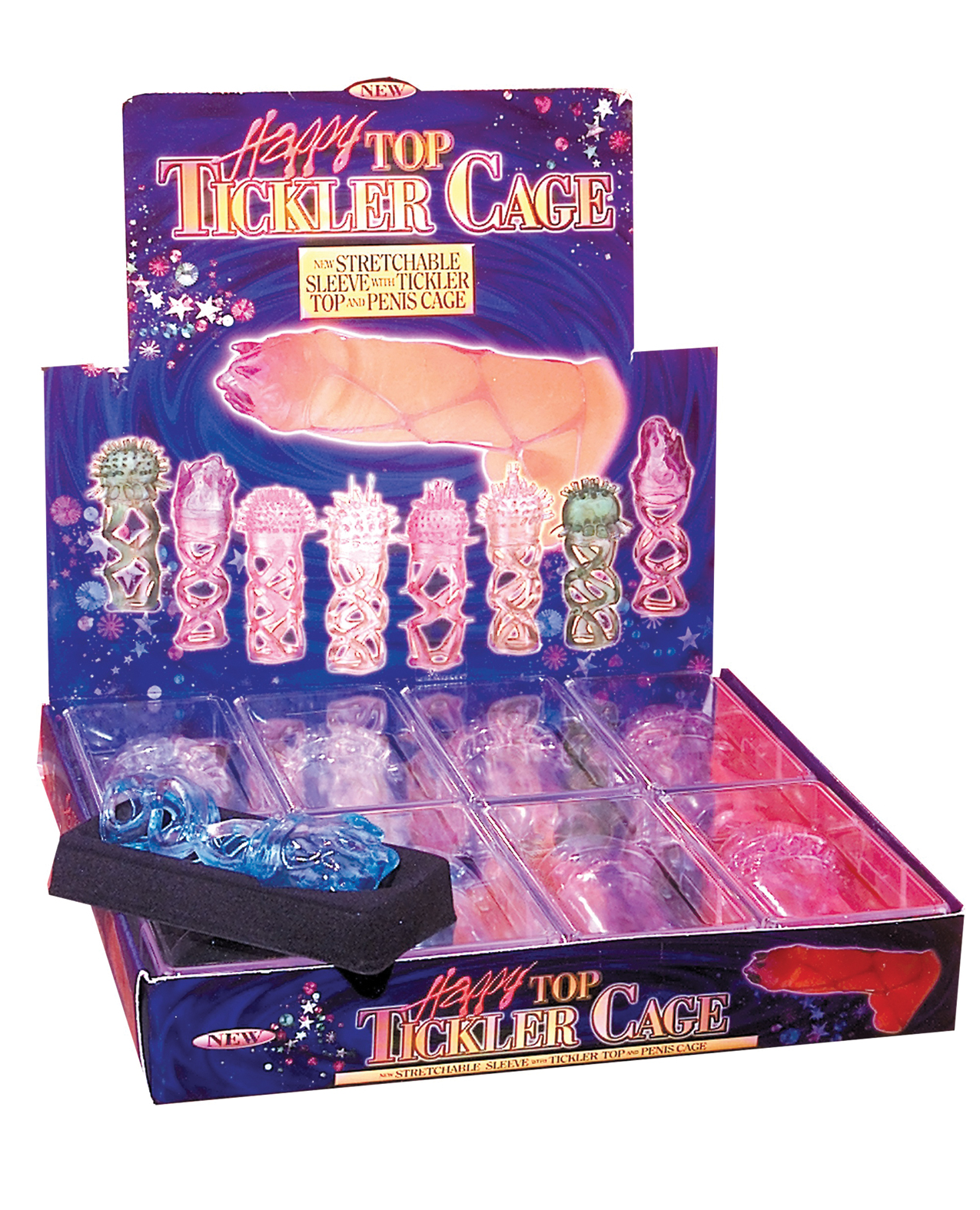 Happy Top Tickler Cage Chastity Cage