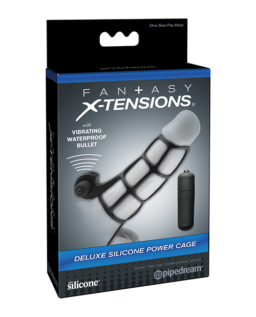 Fantasy X-tensions Deluxe Silicone Power Cage Chastity Cage