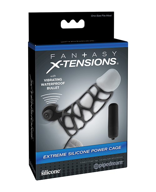 Fantasy X-tensions Extreme Silicone Power Cage Chastity Cage