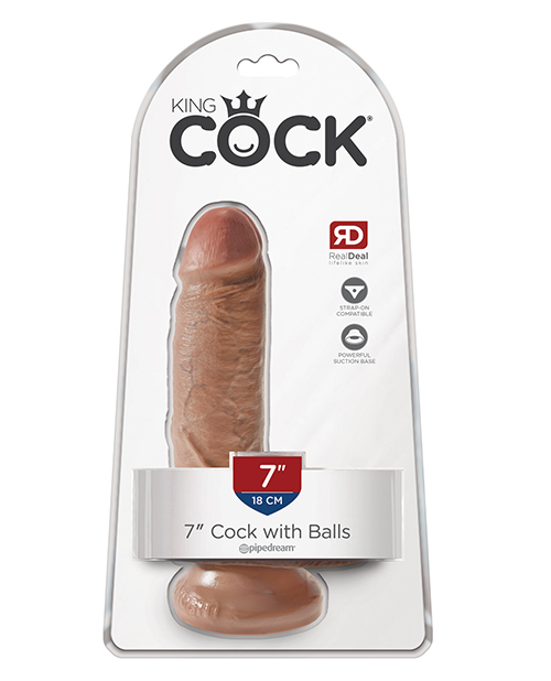 King Cock 7" Cock with Balls