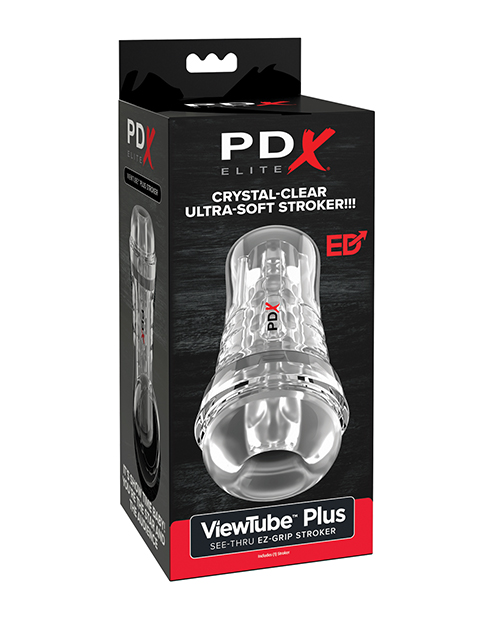 PDX Elite ViewTube See-Thru EZ-Grip Stroker