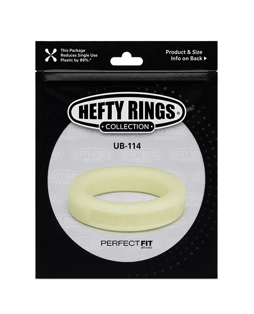 Perfect Fit Hefty Ring 1.4" Silicone - Glow In The