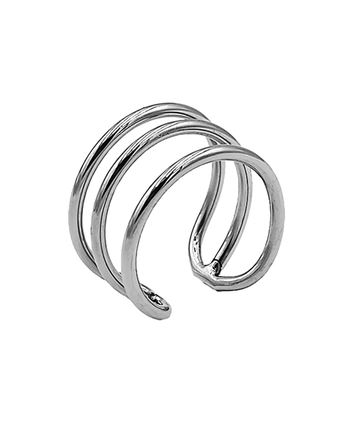 Rouge Stainless Steel Triple Wire Glans Ring
