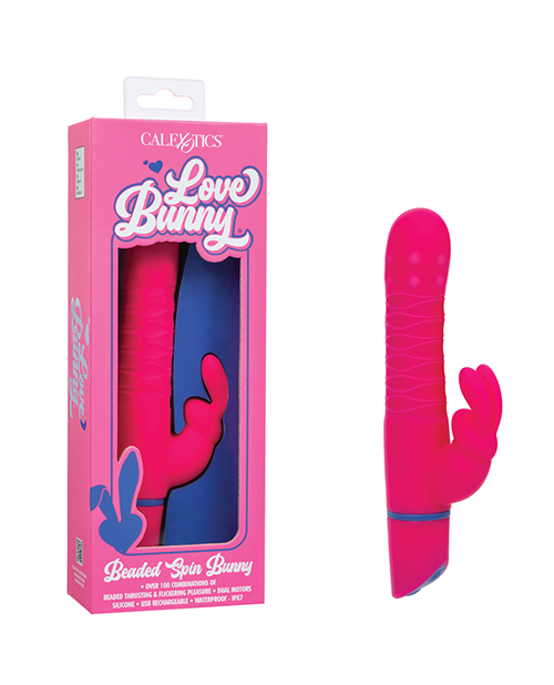 Love Bunny Beaded Spin Bunny