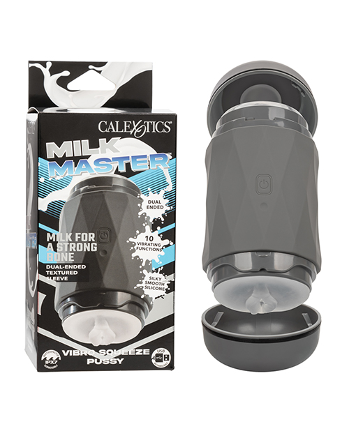 Milk Master Vibro Squeeze Pussy Stroker
