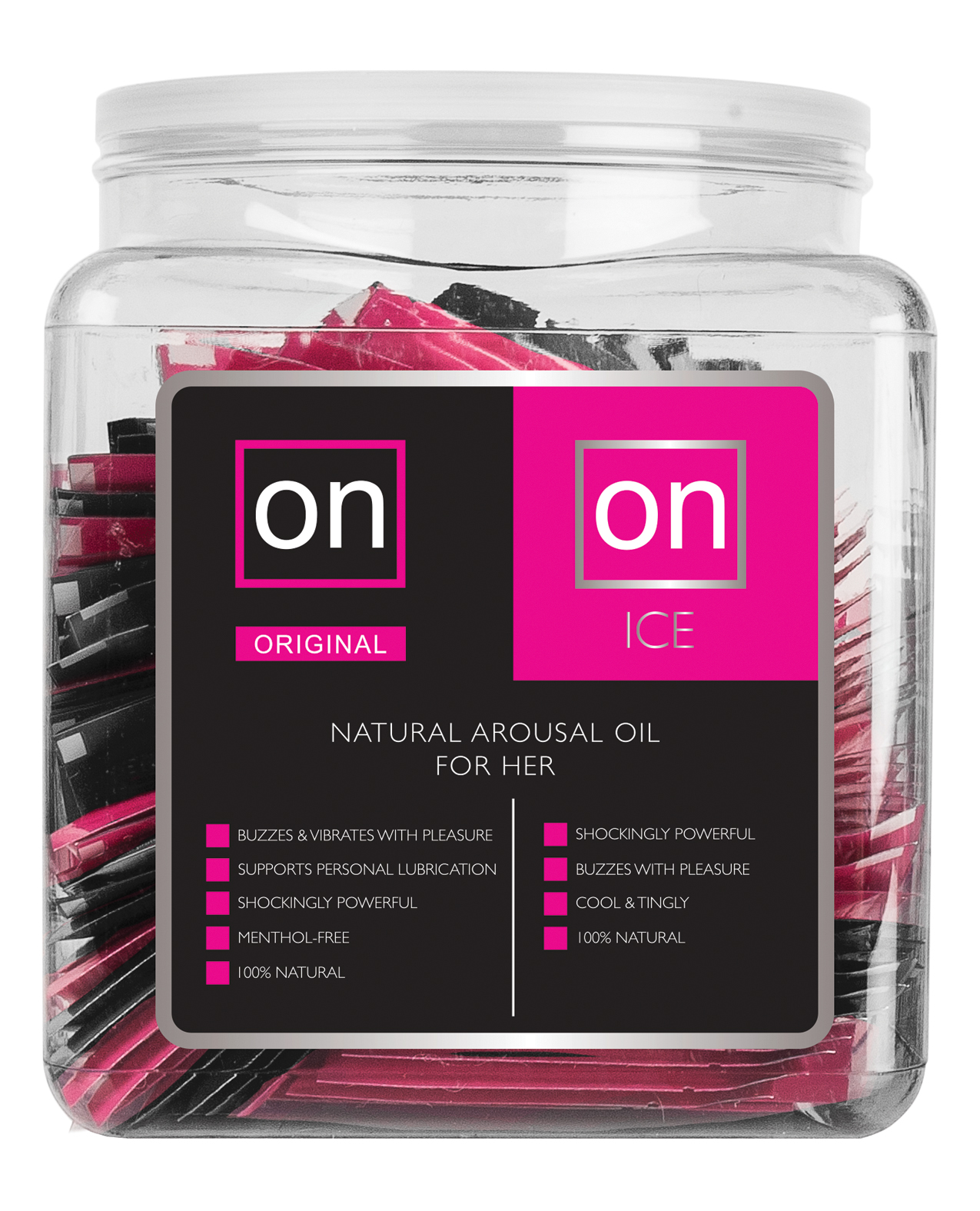 ON for Her Arousal Oil Single Use Ampule Tub - Original & Ice Tub of