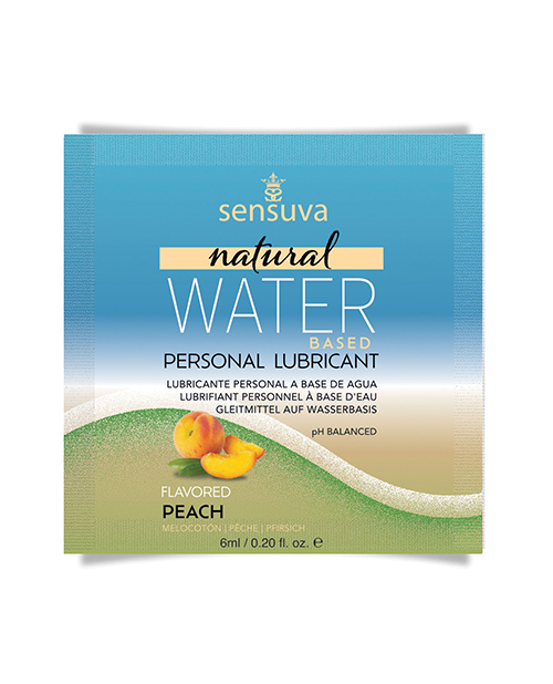 Sensuva Natural Water Based Personal Moisturizer Single Use Packet